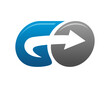 go initial letter GO logo icon 1