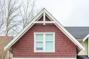 Poster - The top of the house with nice window.