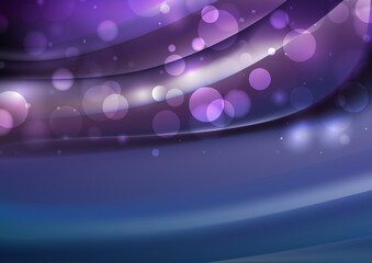 Wall Mural - Blue and Purple Blurred Bokeh Background