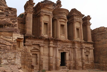 Sticker - Ad Deir temple in Petra, Jordan