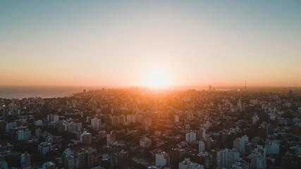 Canvas Print - Ciudad de Montevideo Uruguay. 