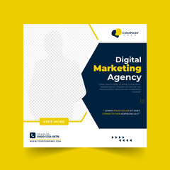 Wall Mural - digital marketing agency business template