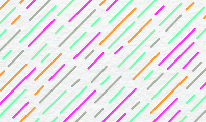 Poster - Vector Seamless Parallel Diagonal Pink Green Yellow Grey Overlapping Color Lines Pattern Background, can be used for business designs, presentation designs or any suitable designs.Vector EPS10
