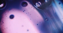 Fluid Soap Gel. Extreme Macro Of Bubbles In  Gel. Microscope.