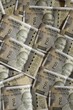 © ravikanth - Top view of background made with five Hundreds banknotes. Rupees cash. india money concept.