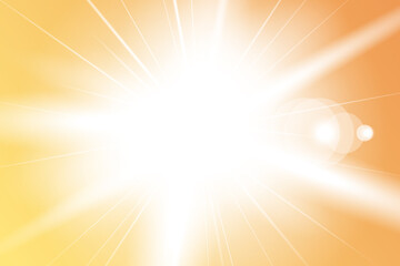 Vector illustration of sun rays background