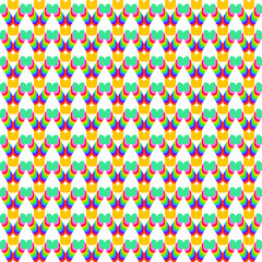 Aufkleber - Seamless pattern can be used for fabric, print, wallpaper, gift wrapping, clothe, wrapping paper, web design and more. 