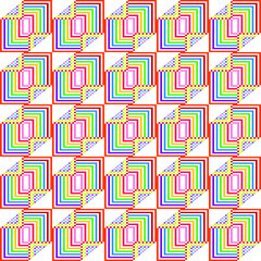 Aufkleber - Seamless pattern can be used for fabric, print, wallpaper, gift wrapping, clothe, wrapping paper, web design and more. 