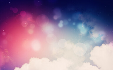 Wall Mural - Bokeh Sky Backgrounds