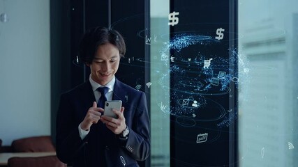 Aufkleber - モバイルネットワーク　IoT　ICT