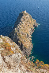 Wall Mural - Ponza, Pontine Islands, Latina district, Latium, Lazio, Italy, Europe, National Park of Circeo, The flagship lighthouse of the Guardia