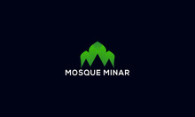 Islamic Mosque Logo Vector Icon Template