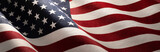 Fototapeta Na ścianę - American Wave Flag Backgroun. USA