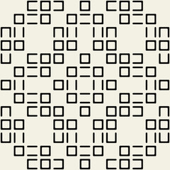 Poster - Abstract pixels pattern. Same squares acting as pixels.