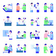 
Medical and Hospital Flat Concept Icons Pack

