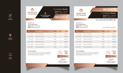 business invoice form template, money bills, price invoices, price list, print template, invoicing q