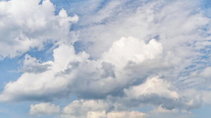 Wall Mural - white dramatic cloud in the sky