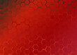 Abstract Red Gradient Geometric Hexagon Pattern Background