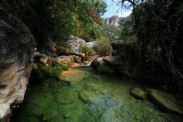 Wall Mural - Gewässer in der Sierra de Cazorla, Spanien // Waters in the Sierra de Cazorla, Spain 