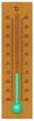 Holzthermometer-Serie, Bild 4: -10 Grad Celsius