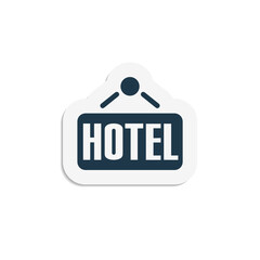 Sticker - Hotel Sign - Sticker