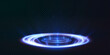 Portal set light effect hologram. Magic circle teleport podium. Sky-fi digital hi-tech collection in HUD style. Magic circle teleport podium. Brilliant flashes of magical illumination