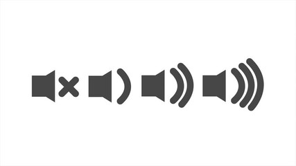 Poster - 4K Render of an animated speaker icon web
