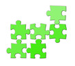 puzzle zielone