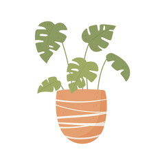 Poster - potted plant leaves