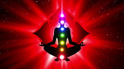 Wall Mural - Chakra Cleansing Meditation