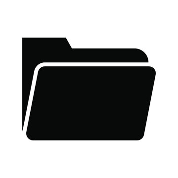 Folder Icon in trendy flat style isolated on white background, for your web site design, app, logo, UI. Vector illustration.