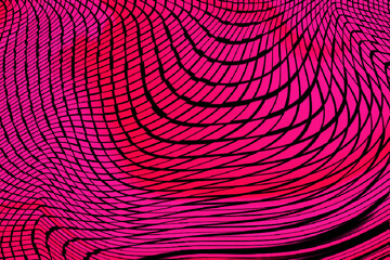 Wall Mural - Pink abstract background, disco style