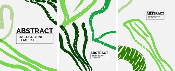 Social media abstract backgrounds. Abstract hand drawn doodles. Vector illustration for covers, banners, flyers
