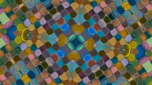 Abstract Multicolored Mosaic Background Kaleidoscope