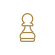 Chess logo design vector illustration, Creative Chess logo design concept template, symbols icons