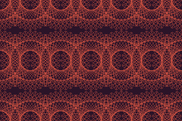 Wall Mural - seamless, abstract background pattern made with repetitive lines forming messy, chaotic geometric sh