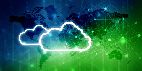 Poster - 2d rendering technology Cloud computing 