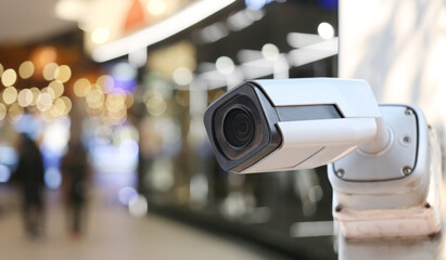 CCTV tool in Shopping mall Equipment for security systems.