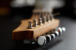 © Nomad_Soul - Electric guitar, closeup view on head