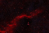 Fototapeta Kosmos - Galaxy in red colors. Elements of this image were furnished by NASA.