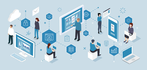 Wall Mural - internet