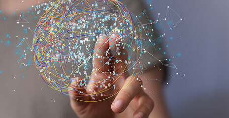 Aufkleber - Ui of Cloud Computing Technology Internet Storage Network Concept