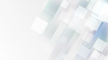 Aufkleber - White and grey smooth abstract minimal geometric motion background. Video animation Ultra HD 4K 3840x2160