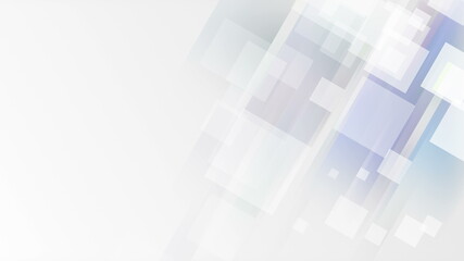 Aufkleber - White and grey smooth abstract minimal geometric motion background. Video animation Ultra HD 4K 3840x2160