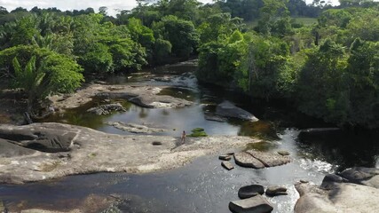 Wall Mural - DRONE DJI MAVIC 2 PRO AERIAL IMAGE AMAZON FOREST AMAPA BRAZIL