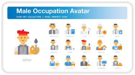 Sticker - Occupation Avatar icon set