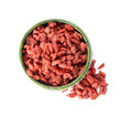 © Pixel-Shot - Bowl with dried goji berries on white background