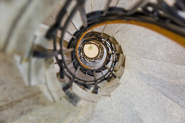 Fototapete - Spiral stairs