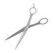 © smaylochka - Hairdressing scissors for filling on a white background
