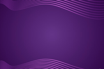 Poster - Abstract background with neon waves and empty space for text.